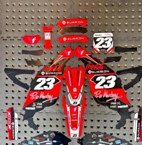 Surron Light Bee Coca Cola graphics kit decals